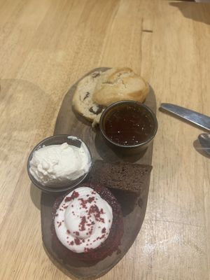 Trio of cake  at The Allotment in Manchester