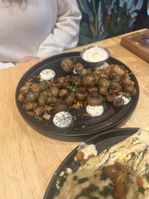 Maple miso mushroomm  at The Allotment in Manchester