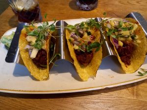 Jackfruit Tacos! at The Allotment in Manchester