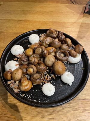Miso mushrooms  at The Allotment in Manchester