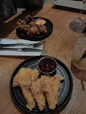 Fried cheese at The Allotment in Manchester