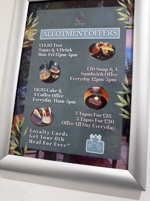 Deals  at The Allotment in Manchester