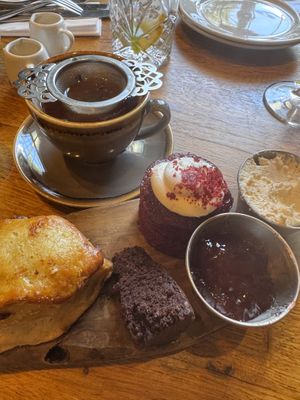 Trio of desserts  at The Allotment in Manchester