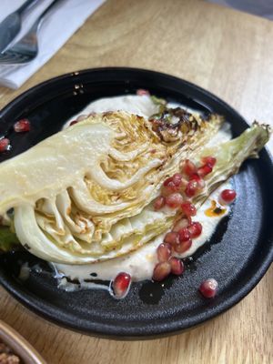 Hispi cabbage   at The Allotment in Manchester
