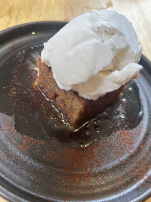 Sticky toffee pudding   at The Allotment in Manchester