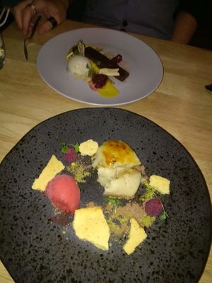 Amazing desserts at The Allotment in Manchester