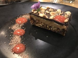 Dessert hazelnut  at The Allotment in Manchester