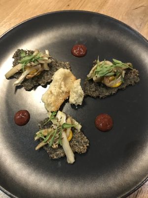 Starter feta vegan an krackers  at The Allotment in Manchester