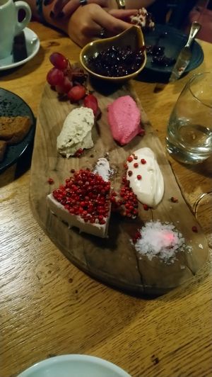 Fabulous cheeseboard at The Allotment in Manchester