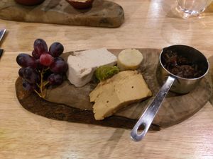 Vegan cheese platter. I think it was okay but nothing crazy  at The Allotment in Manchester