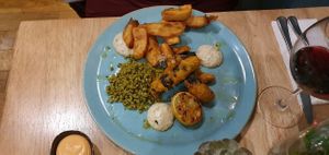 Fish and chips main at The Allotment in Manchester