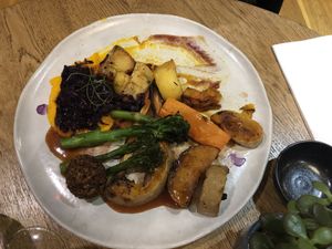 Vegan roast dinner at The Allotment in Manchester