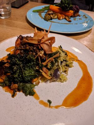 Vegan Christmas food at The Allotment in Manchester