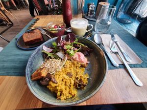 Brunch at Joy Healthyfood in Montpellier