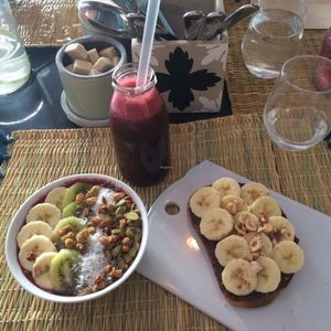 My breakfast at Joy Healthyfood ! at Joy Healthyfood in Montpellier