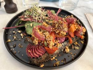 Petit déjeuner salé  at Joy Healthyfood in Montpellier