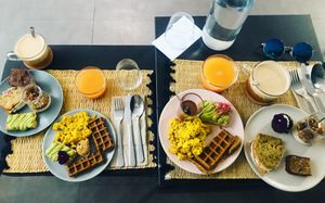 Brunch ce dimanche ! On s’est régalé ! at Joy Healthyfood in Montpellier