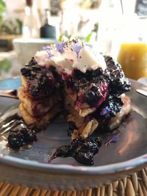 Pancakes at Joy Healthyfood in Montpellier