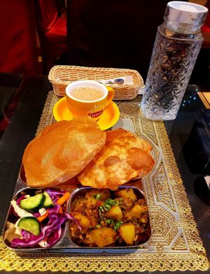 Allu puri special  at Smrat Pure Veg - Hung Hom in Kowloon