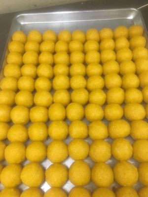 Fresh laddo at Smrat Pure Veg - Hung Hom in Kowloon