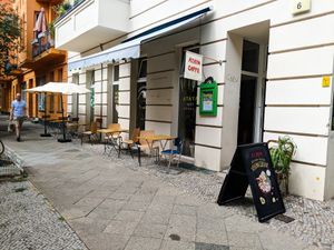 Outside of Ataya Caffe at ATAYA in Berlin