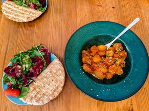 Gnocchi (and the salad that it comes with) at Ataya Caffe at ATAYA in Berlin
