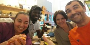 Elisabetta  y Bashir súper amables se sacaron una foto al final   at ATAYA in Berlin