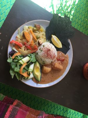 African bowl,spicy at the point! at ATAYA in Berlin