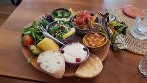 Saturday green garden breakfast at ATAYA in Berlin