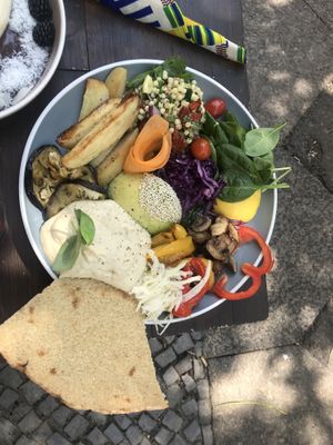 Hummus platter  at ATAYA in Berlin