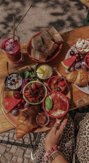 The breakfast platter. So yummy! at ATAYA in Berlin