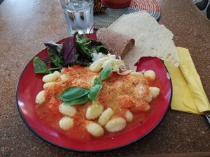 Gnocchi with an excellent tomato sauce at ATAYA in Berlin