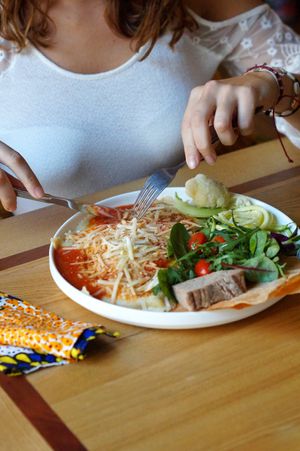 Raviolis at ATAYA in Berlin