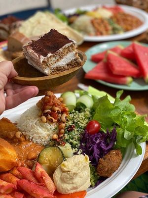 Sunday brunch a’ la carte (waiting for our brunch buffet!) at ATAYA in Berlin