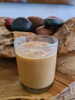 Iced African coffee organic  at ATAYA in Berlin