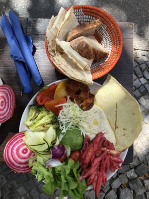 Hummus Plate at ATAYA in Berlin