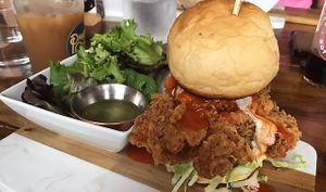 Spicy Hen at Parlor City Vegan in Binghamton