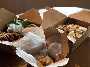 Meal at Parlor City Vegan in Binghamton