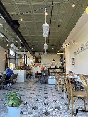 interior at Parlor City Vegan in Binghamton