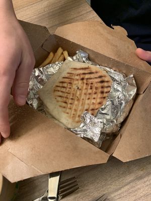 Crunchwrap  at Parlor City Vegan in Binghamton