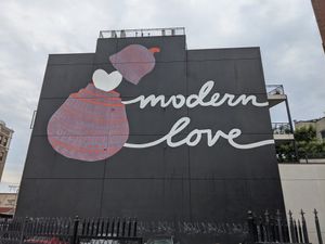Side of building at Modern Love in Brooklyn
