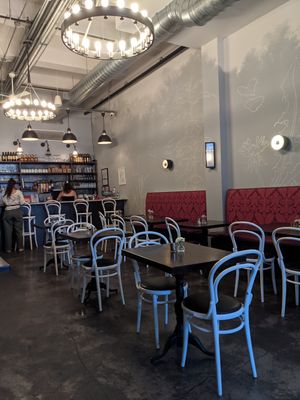 Inside at Modern Love in Brooklyn