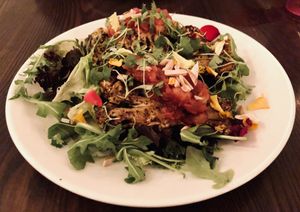 Grilled curry cauliflower (gf) at Modern Love in Brooklyn