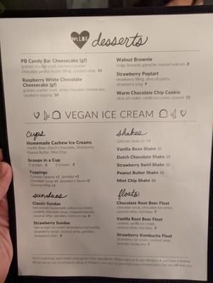 Dessert at Modern Love in Brooklyn
