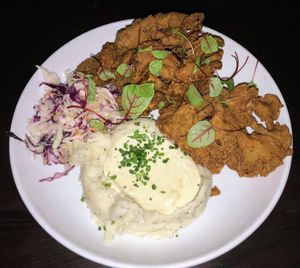 Fried Mushrooms and Creamed Potatoes  at Modern Love in Brooklyn