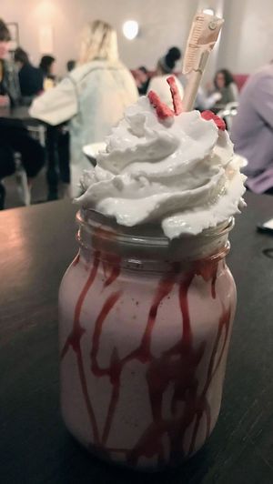 Strawberry Milkshake  at Modern Love in Brooklyn