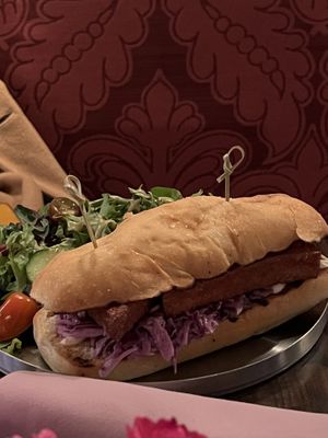 Chickn sandwich   at Modern Love in Brooklyn