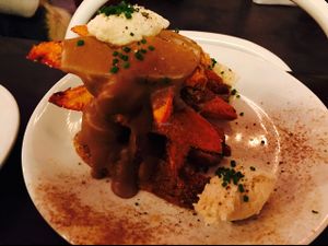 Poutine  at Modern Love in Brooklyn