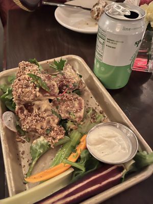 Chicken wings  at Modern Love in Brooklyn