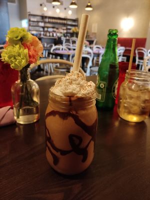 Chocolate milkshake at Modern Love in Brooklyn